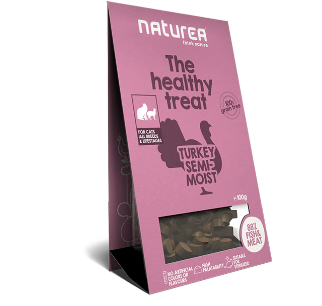 Naturea Kattanammi - Kalkúnn Semi-Moist 100g