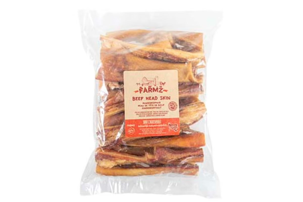 Farmz beef head skin - Þurrkuð nautahúðs bein