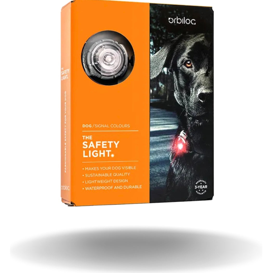 Orbiloc Dog Dual White LED Ljós - 100-250klst
