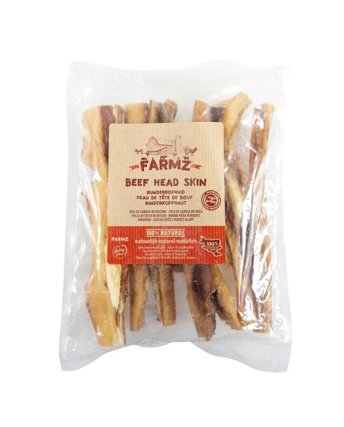 Farmz beef head skin - Þurrkuð nautahúðs bein