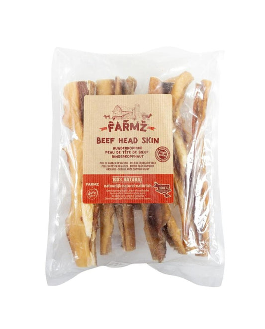 Farmz beef head skin - Þurrkuð nautahúðs bein