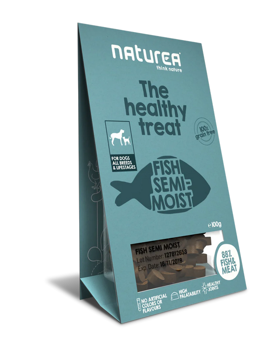 Naturea Hundanammi - Fiskur Semi-Moist 100g