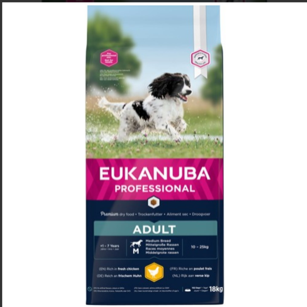 EUKANUBA Adult Medium Chicken (sérpöntun)