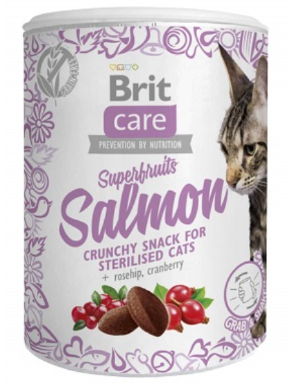 Brit Care Cat Snack Superfruits Salmon