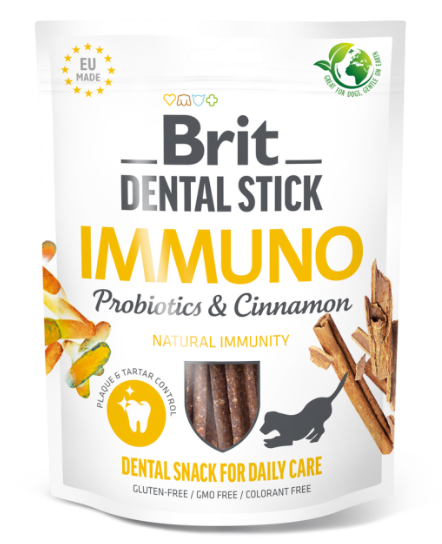 Brit Dental Stick Immuno w/ Probiotics & Cinnamon